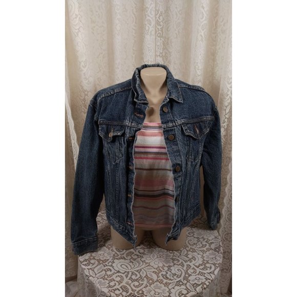 Chic Basic Denim Jean Jacket Size M - Picture 1 of 5